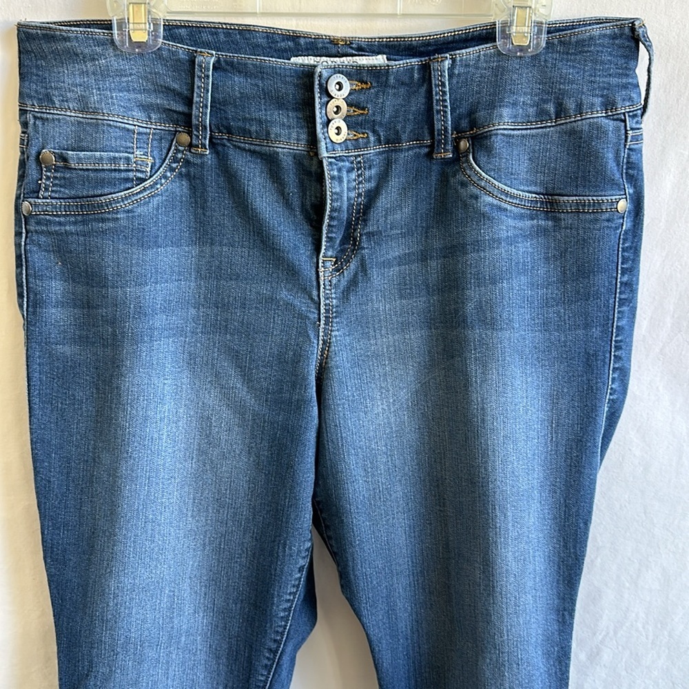 Torrid Denim stretch jeggings, size 16R - Picture 2 of 10